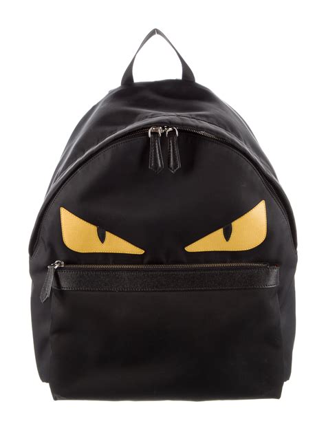 fendi backpack second hand|Fendi backpack with eyes.